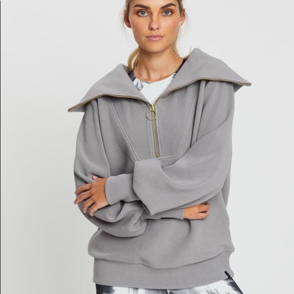 Varley Vine half zip sweater